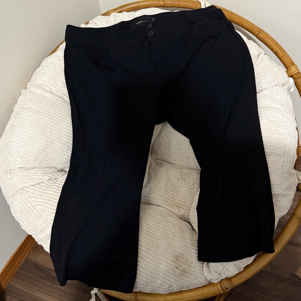 SIZE 30 - Studio by Torrid Black Trousers